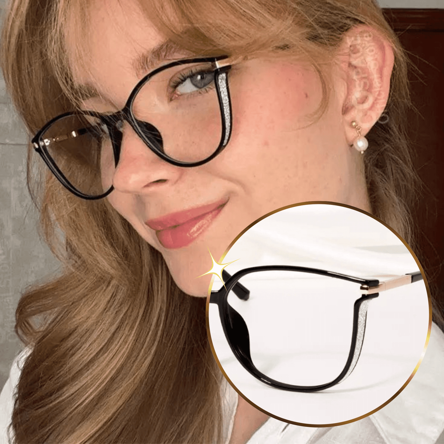 Lunettes de lecture anti-lumière bleue tendance pour femmes