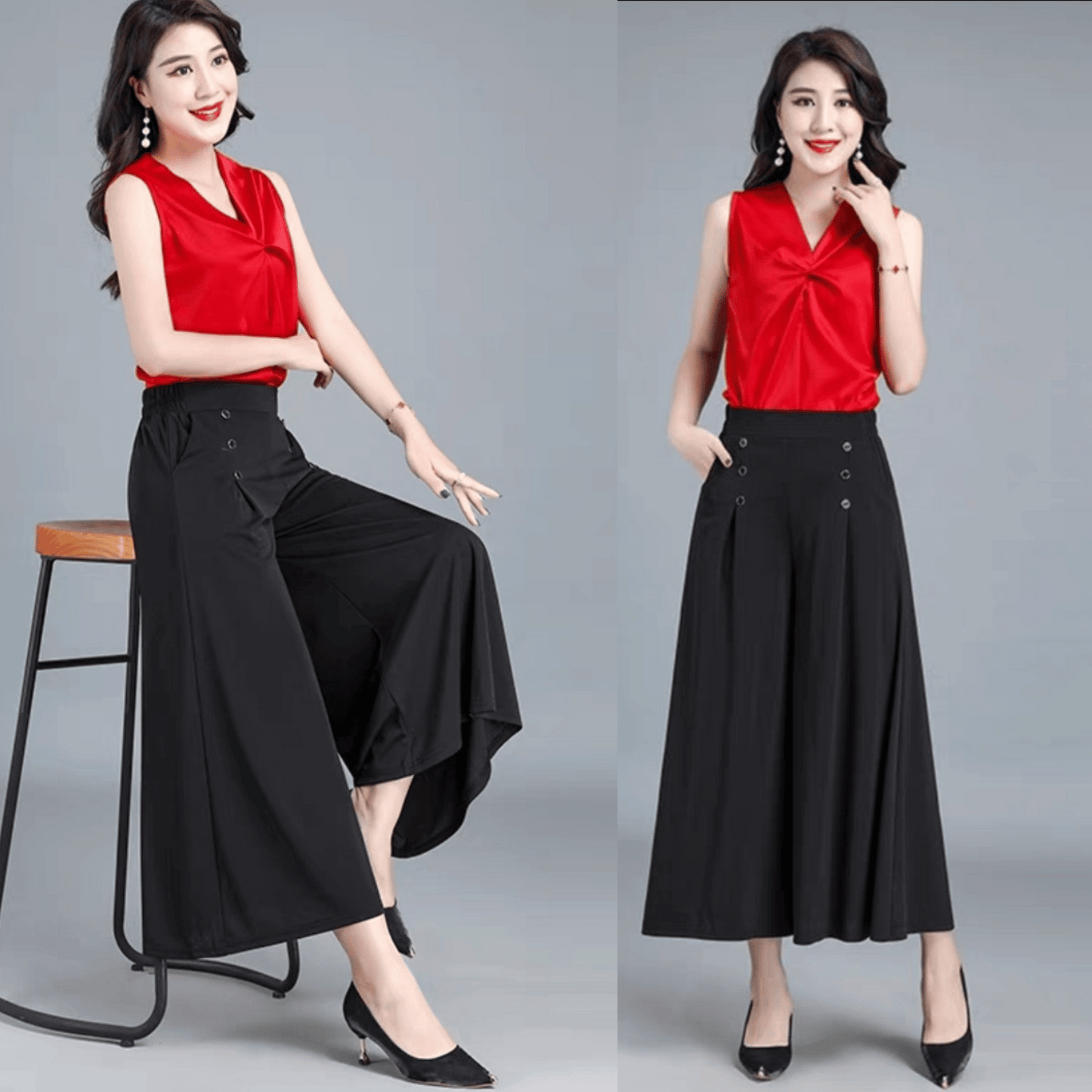 Wide-leg Pants