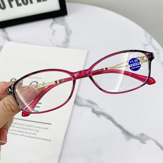 LIGHTWEIGHT METAL ANTI-BLUE LIGHT READING GLASSES