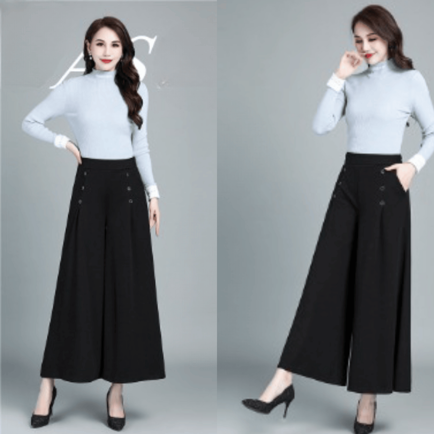 Wide-leg Pants