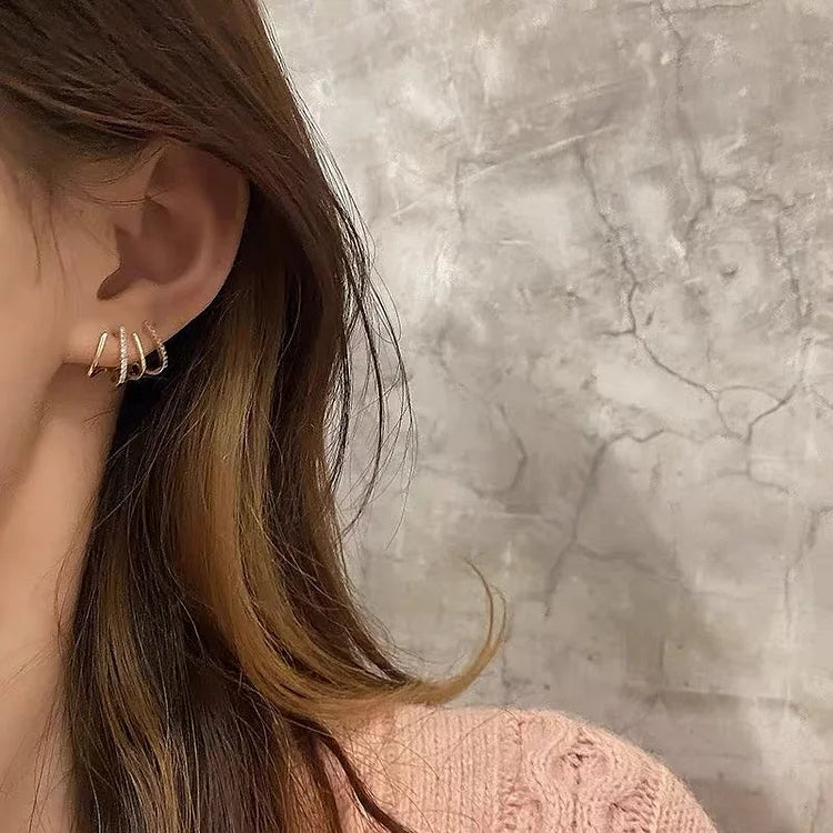 Shiny Crystal Earrings