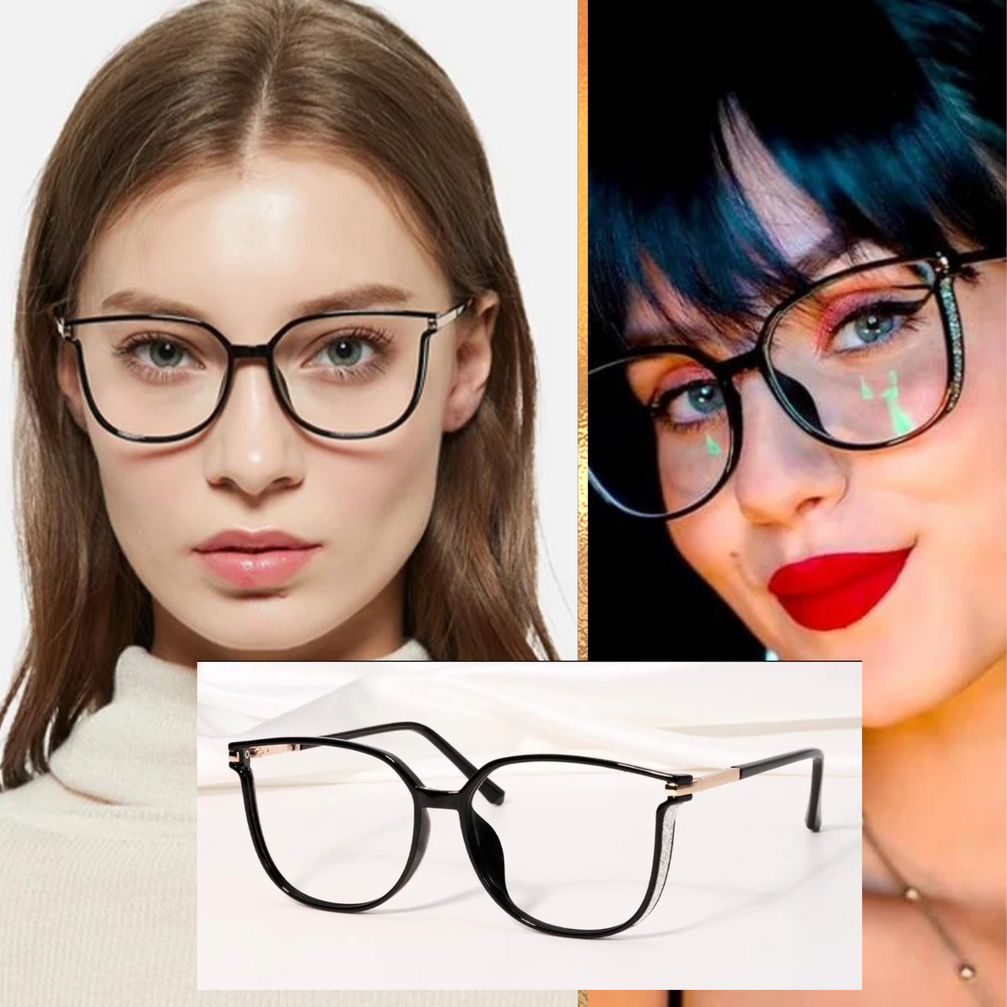 Lunettes de lecture anti-lumière bleue tendance pour femmes